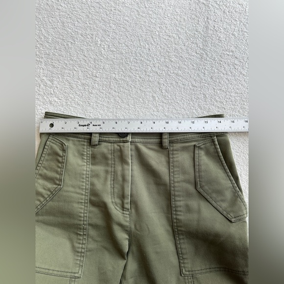 Derek Lam‎ 10 Crosby Elian Cargo Pant in Fatigue Green size 4 - Picture 11 of 16